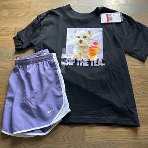 NWT Nike Girls Set size Large